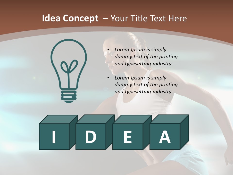 Athletic Workout Health PowerPoint Template