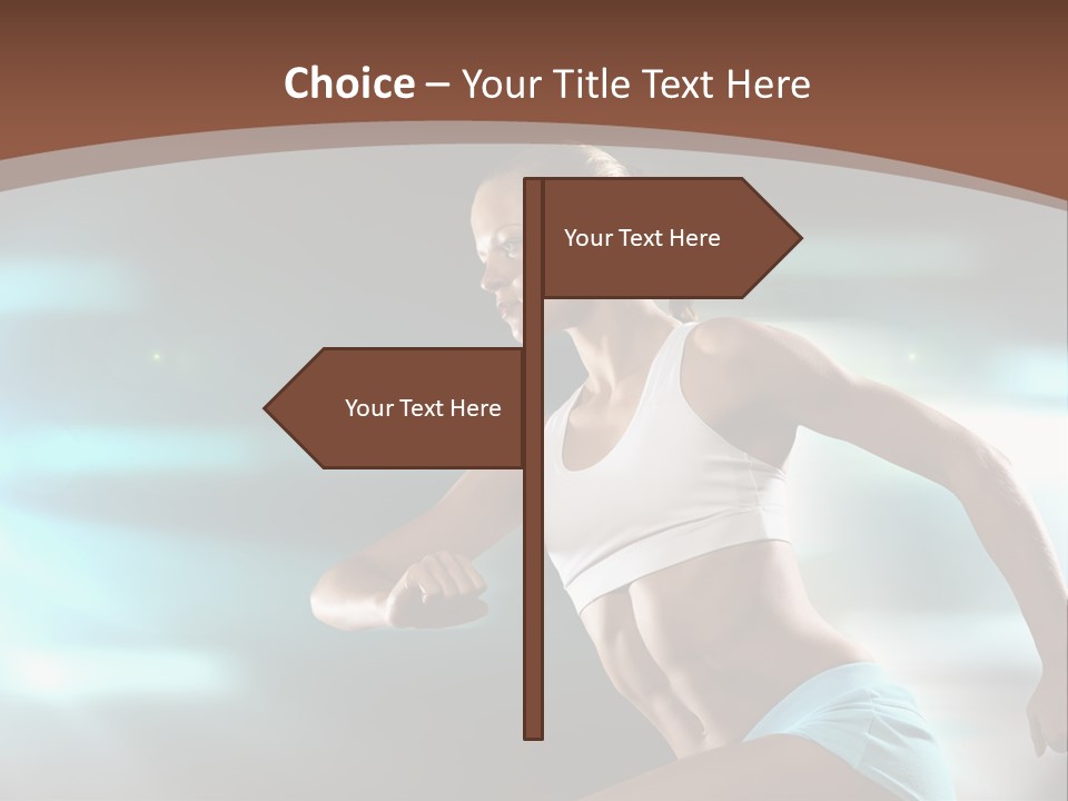 Athletic Workout Health PowerPoint Template