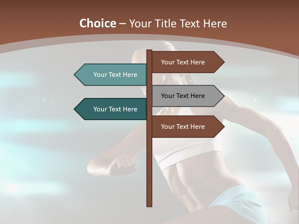Athletic Workout Health PowerPoint Template