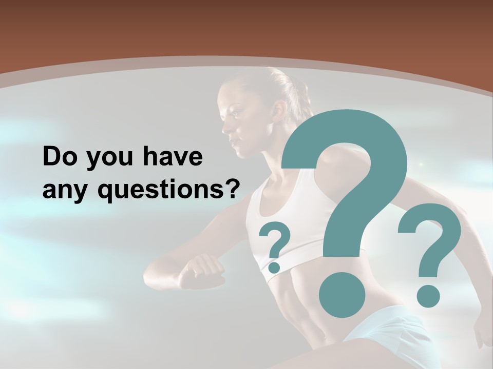 Athletic Workout Health PowerPoint Template