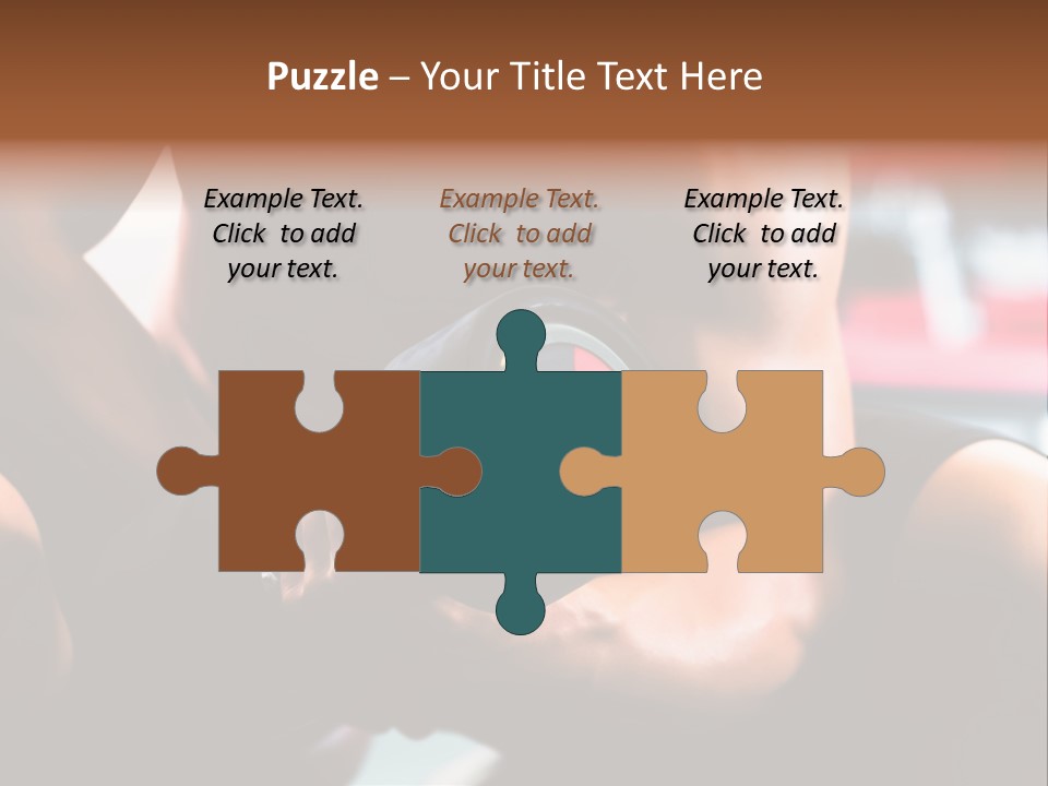 Strengthen Nude Muscle PowerPoint Template