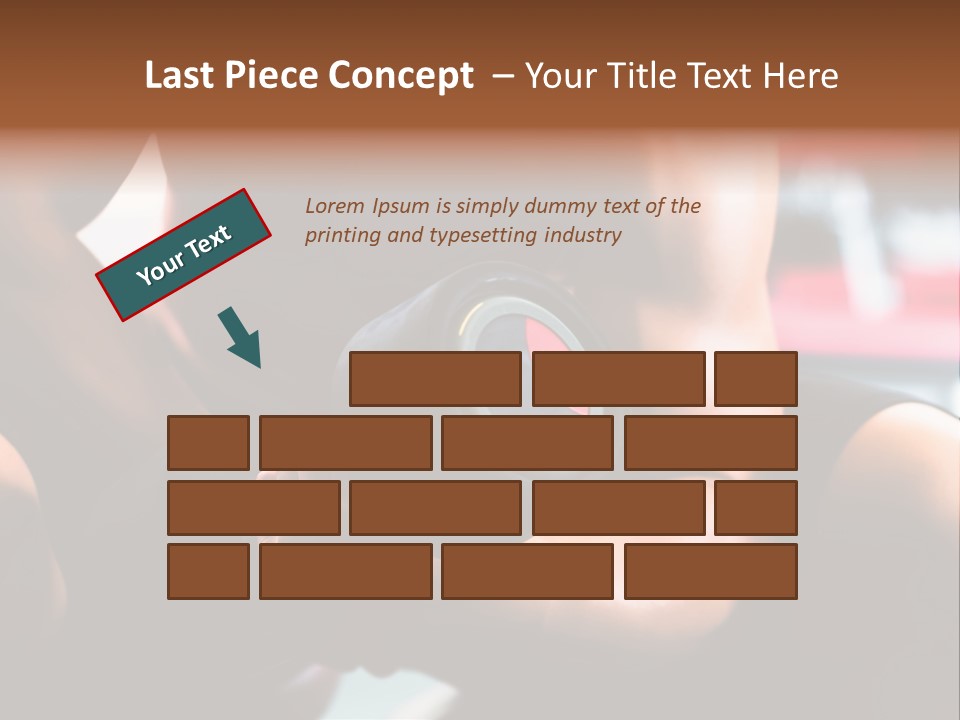 Strengthen Nude Muscle PowerPoint Template