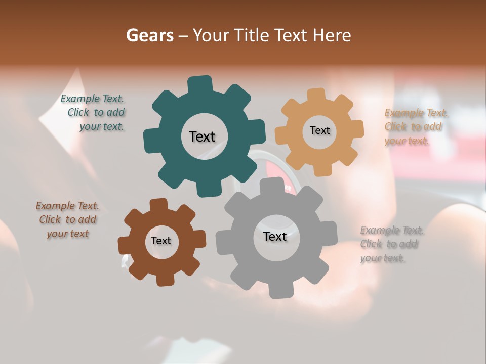 Strengthen Nude Muscle PowerPoint Template