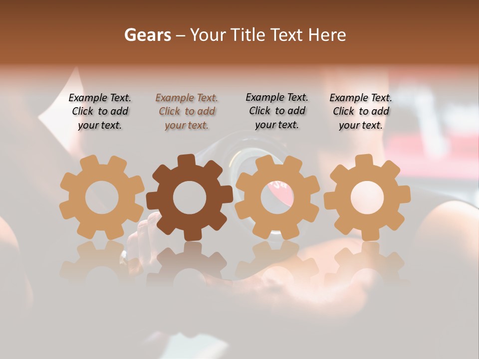 Strengthen Nude Muscle PowerPoint Template