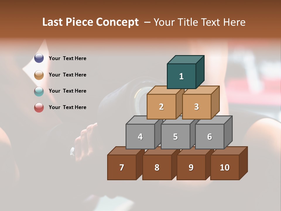 Strengthen Nude Muscle PowerPoint Template