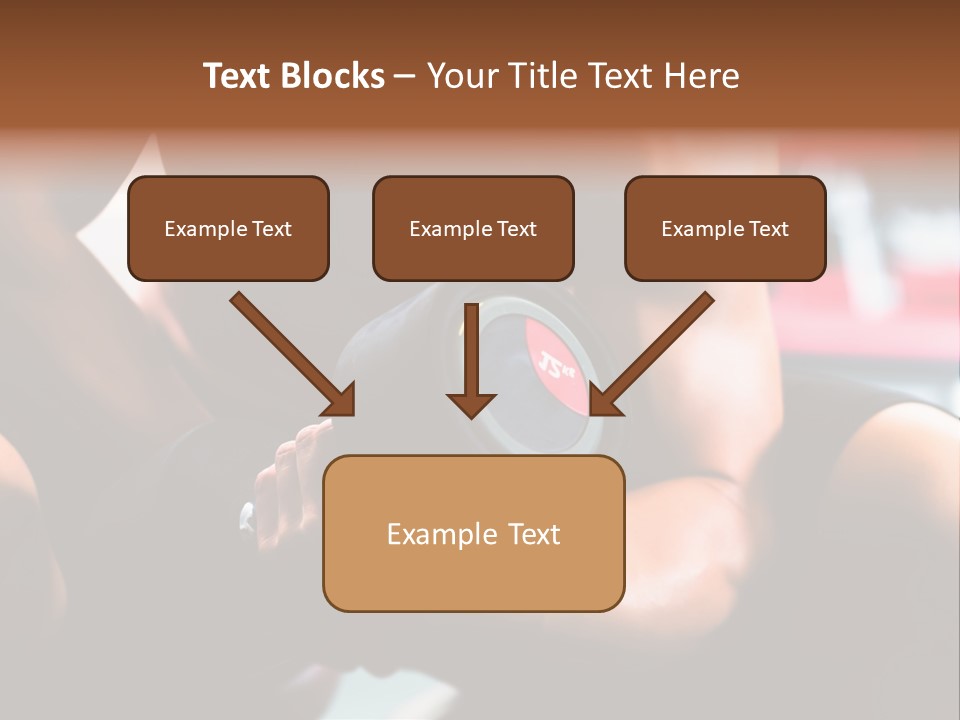 Strengthen Nude Muscle PowerPoint Template