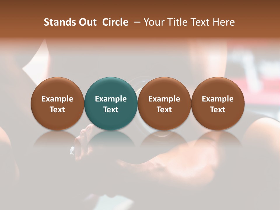 Strengthen Nude Muscle PowerPoint Template