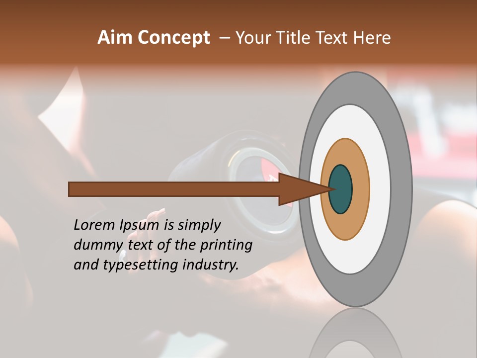 Strengthen Nude Muscle PowerPoint Template