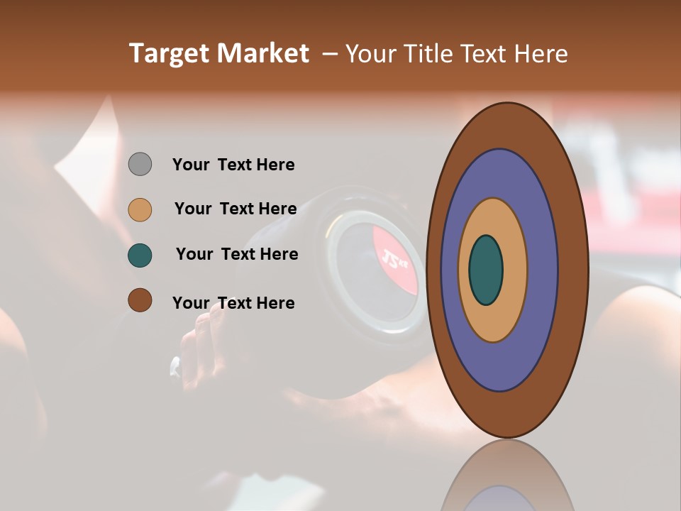 Strengthen Nude Muscle PowerPoint Template