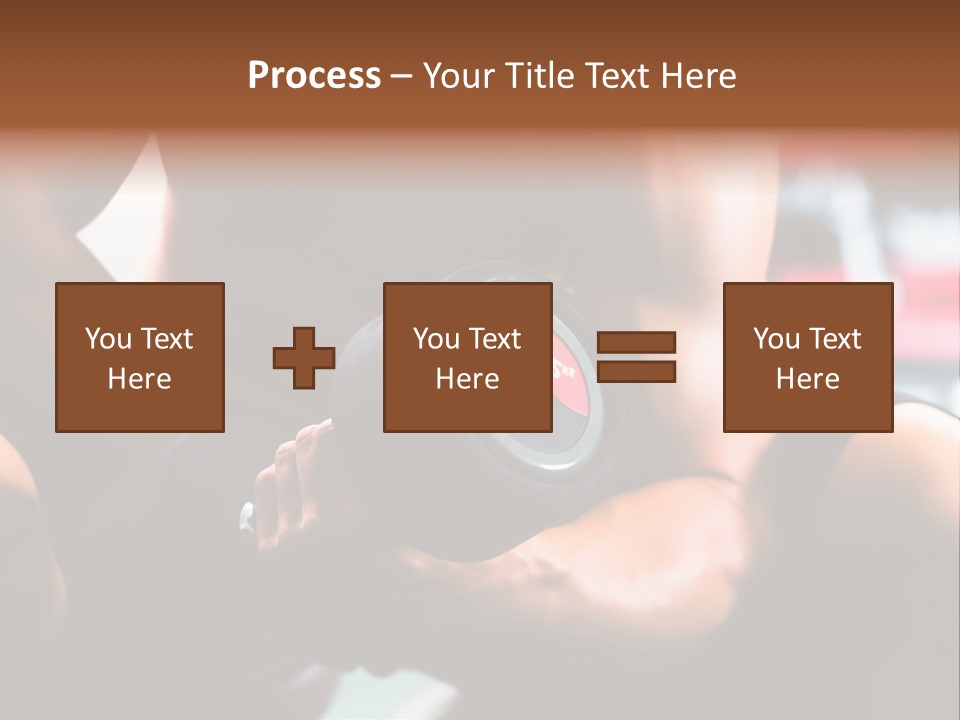 Strengthen Nude Muscle PowerPoint Template