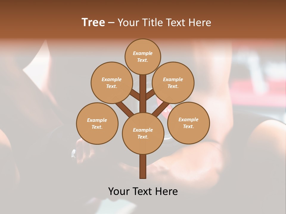 Strengthen Nude Muscle PowerPoint Template