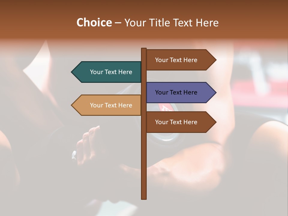 Strengthen Nude Muscle PowerPoint Template