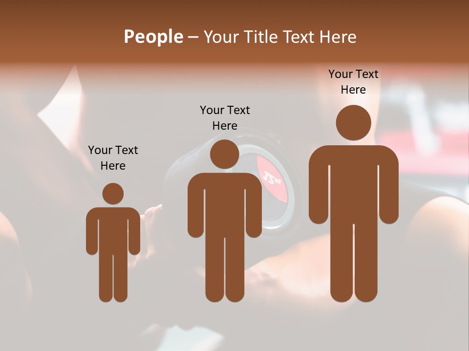 Strengthen Nude Muscle PowerPoint Template