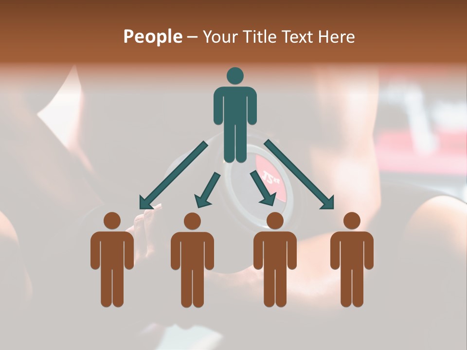 Strengthen Nude Muscle PowerPoint Template