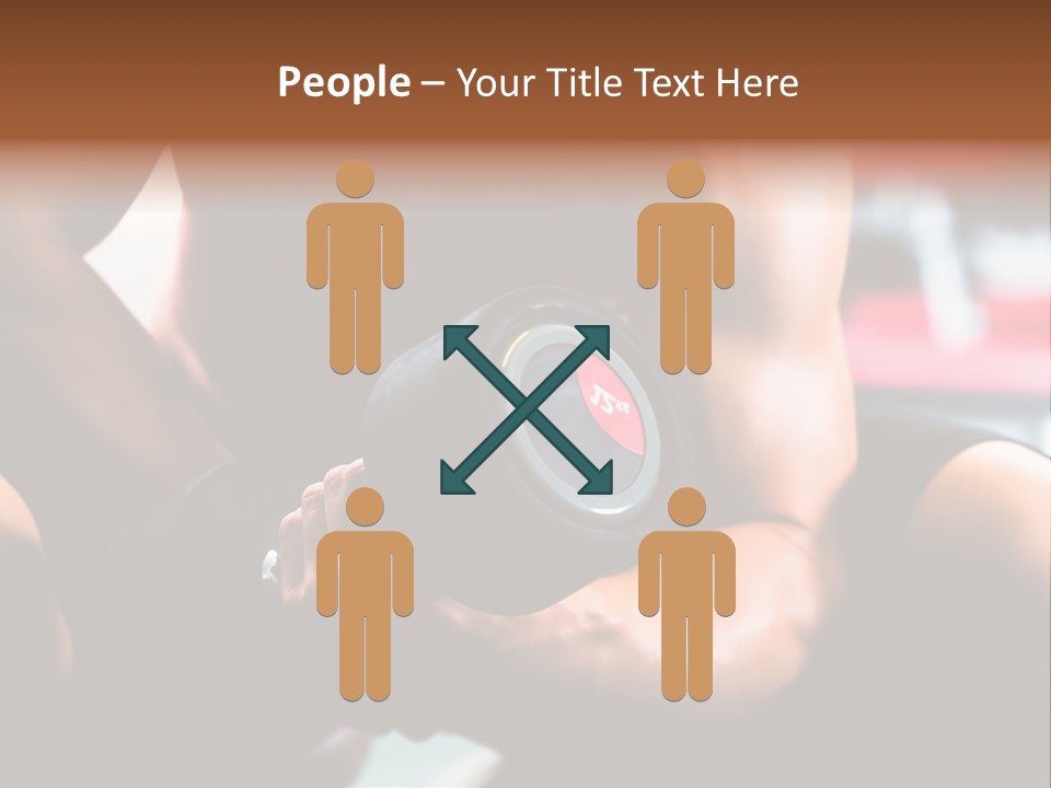 Strengthen Nude Muscle PowerPoint Template