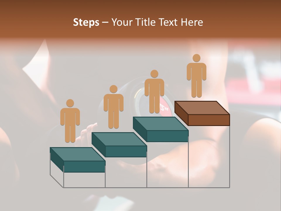 Strengthen Nude Muscle PowerPoint Template