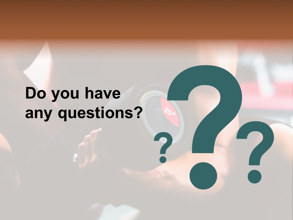 Strengthen Nude Muscle PowerPoint Template