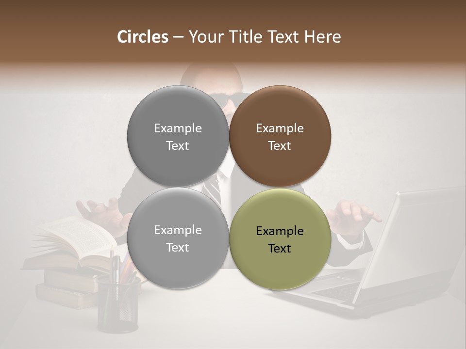 Sunglasses Laptop Touch PowerPoint Template