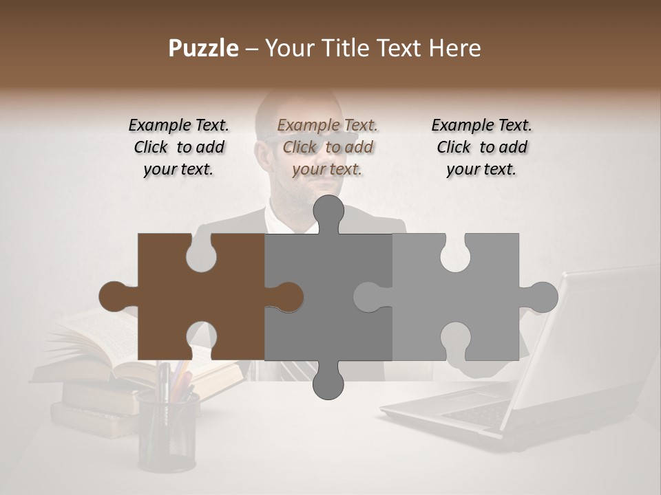 Sunglasses Laptop Touch PowerPoint Template