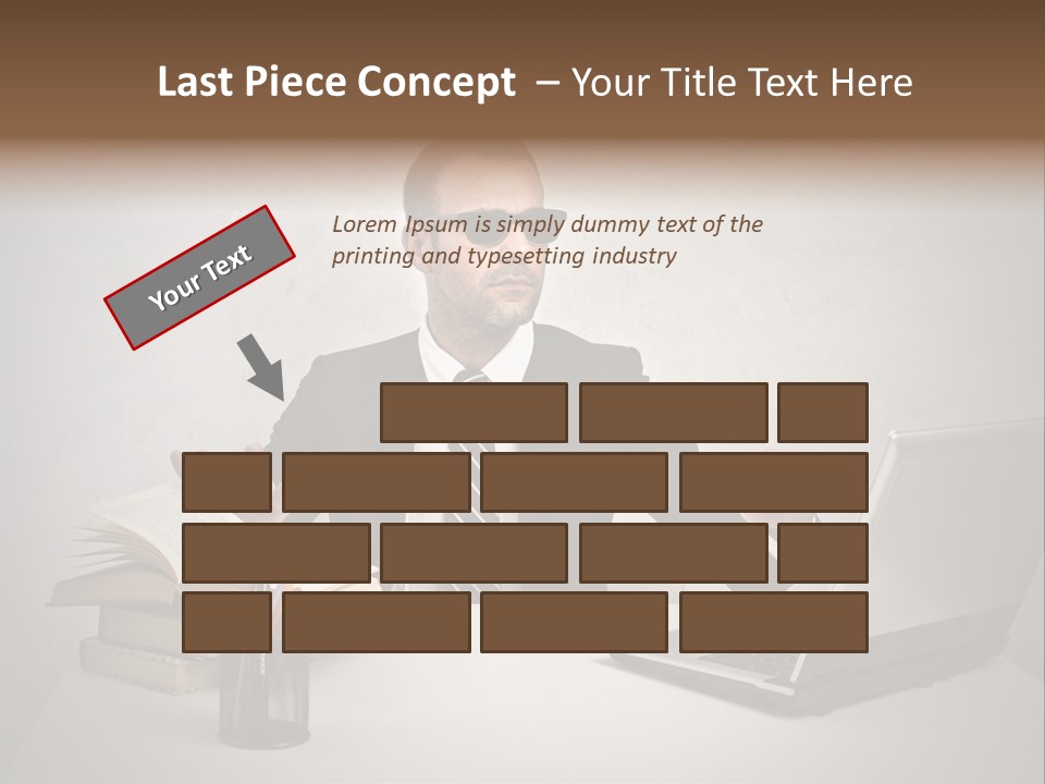 Sunglasses Laptop Touch PowerPoint Template