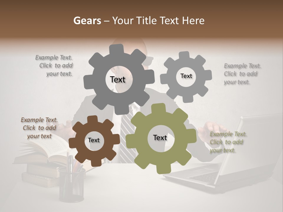 Sunglasses Laptop Touch PowerPoint Template