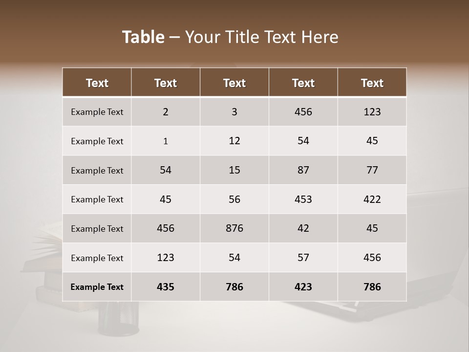 Sunglasses Laptop Touch PowerPoint Template