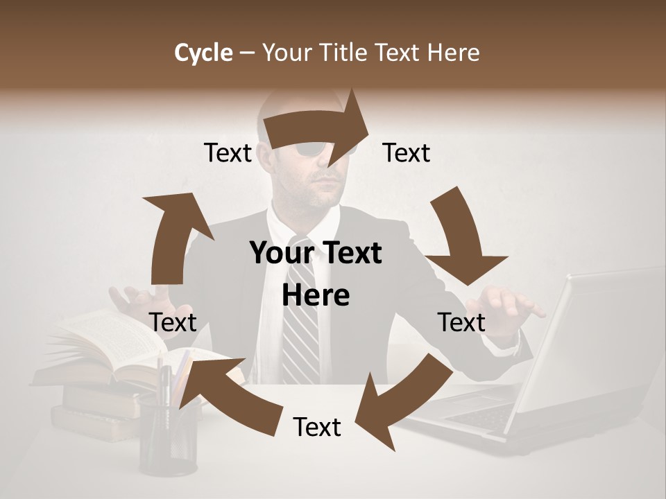 Sunglasses Laptop Touch PowerPoint Template