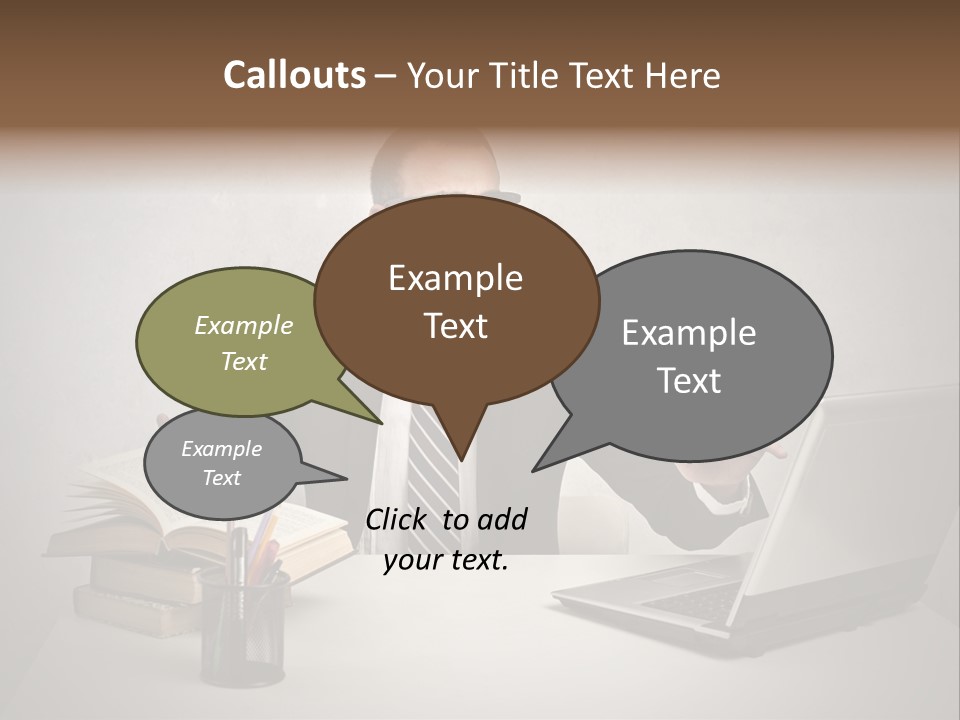 Sunglasses Laptop Touch PowerPoint Template