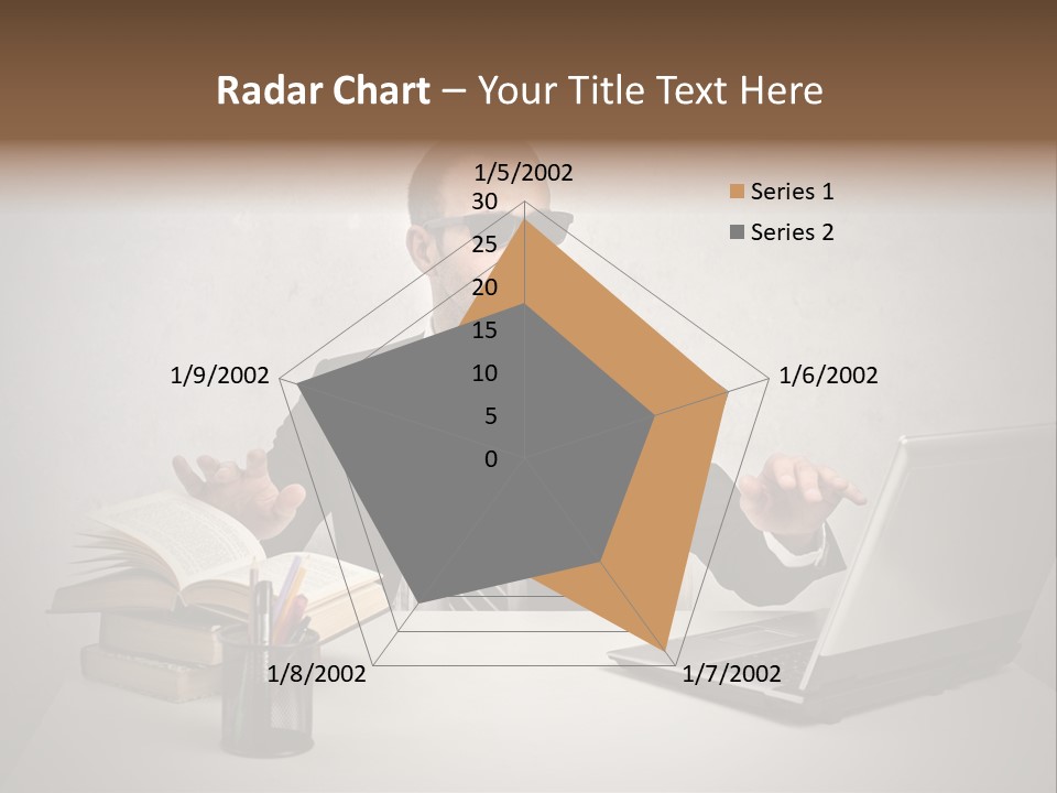 Sunglasses Laptop Touch PowerPoint Template