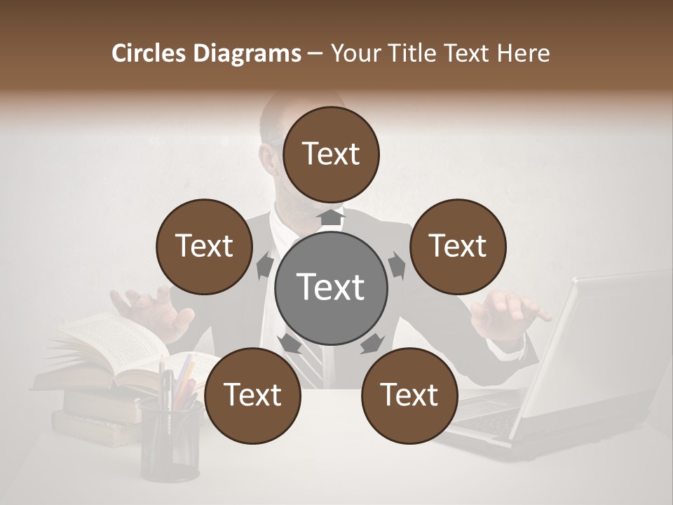 Sunglasses Laptop Touch PowerPoint Template