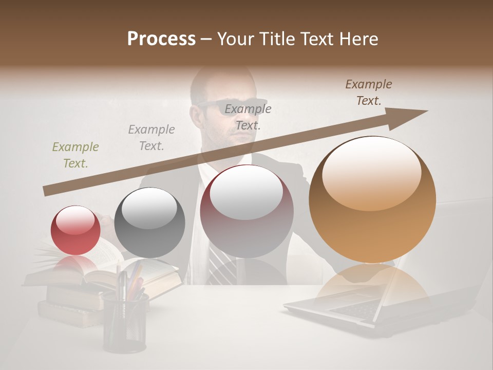 Sunglasses Laptop Touch PowerPoint Template