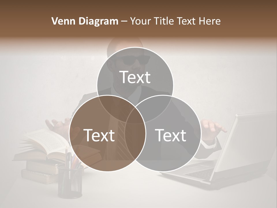 Sunglasses Laptop Touch PowerPoint Template