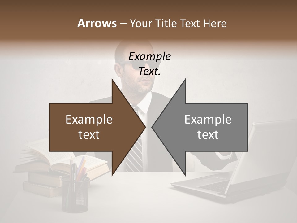 Sunglasses Laptop Touch PowerPoint Template