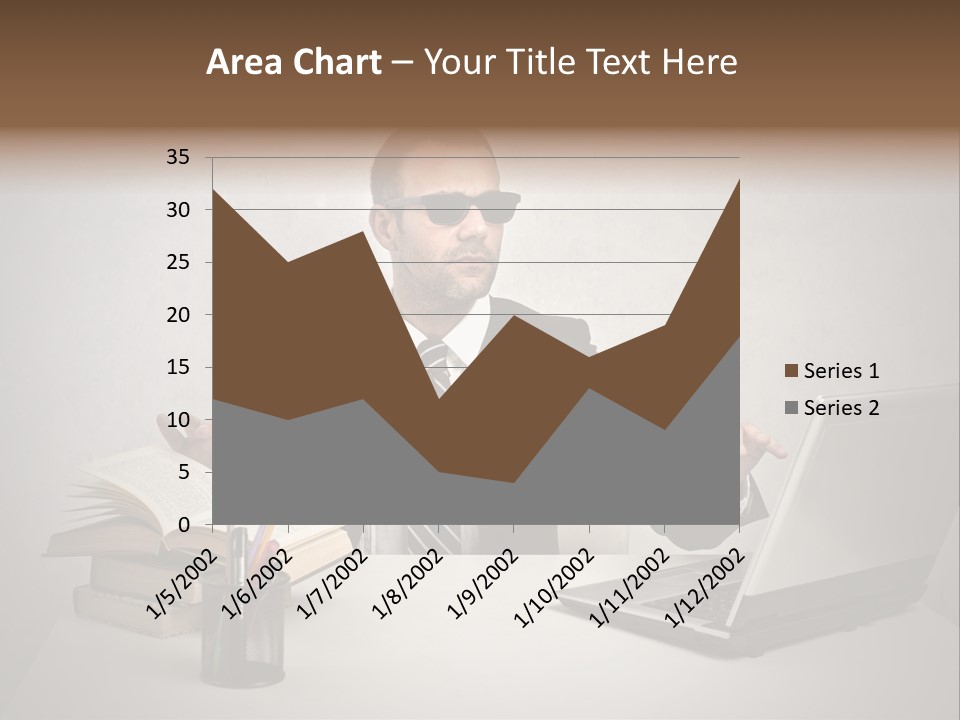 Sunglasses Laptop Touch PowerPoint Template