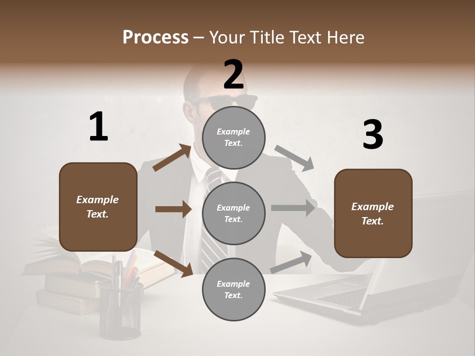 Sunglasses Laptop Touch PowerPoint Template