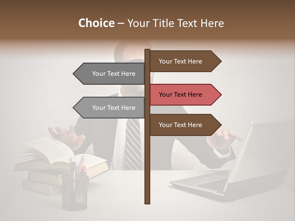 Sunglasses Laptop Touch PowerPoint Template