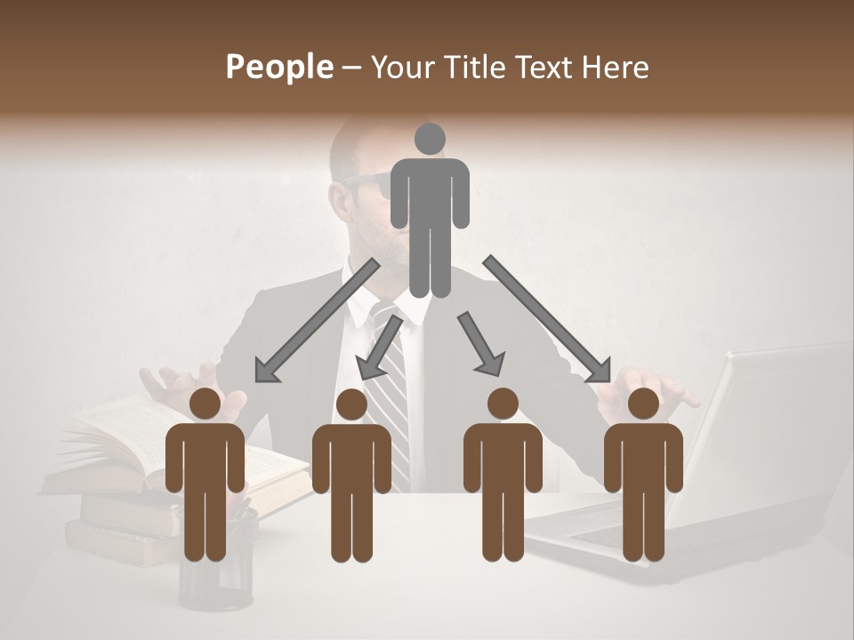 Sunglasses Laptop Touch PowerPoint Template