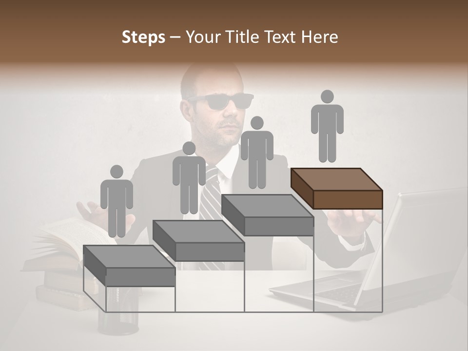 Sunglasses Laptop Touch PowerPoint Template