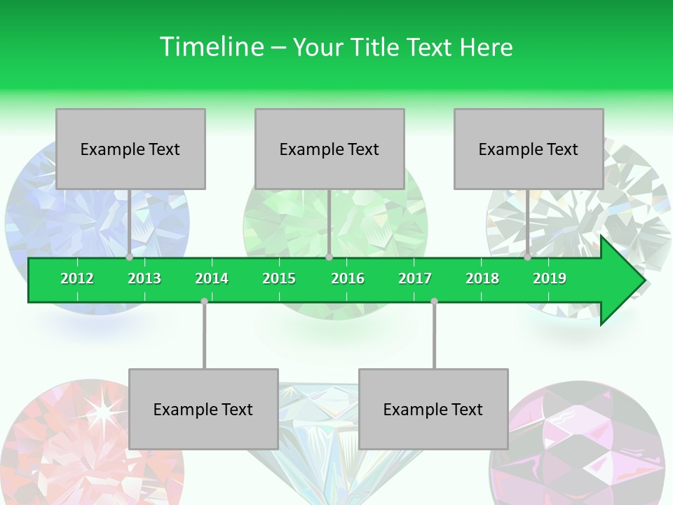 Jewelry Red Faceted PowerPoint Template