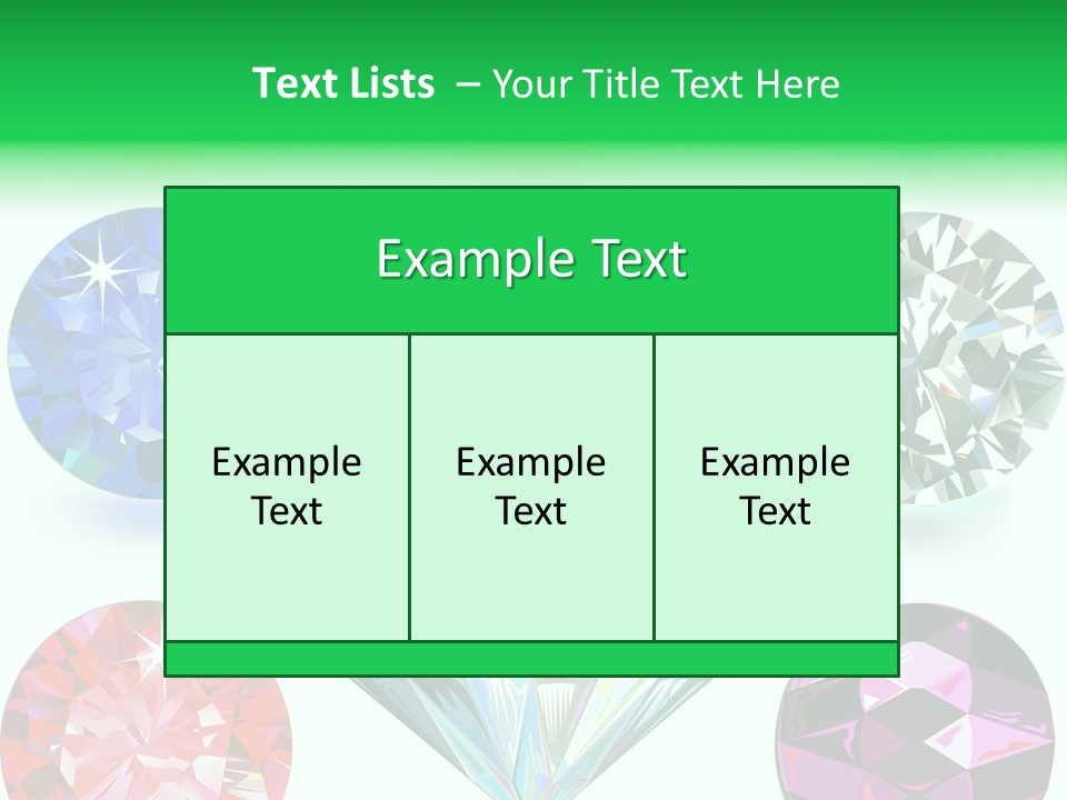 Jewelry Red Faceted PowerPoint Template