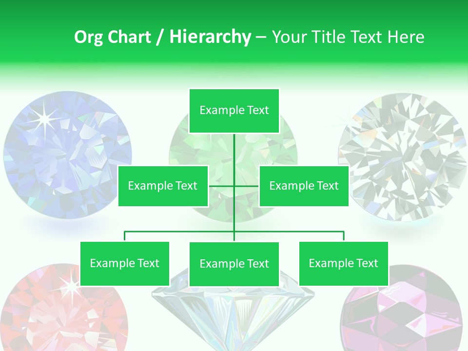 Jewelry Red Faceted PowerPoint Template