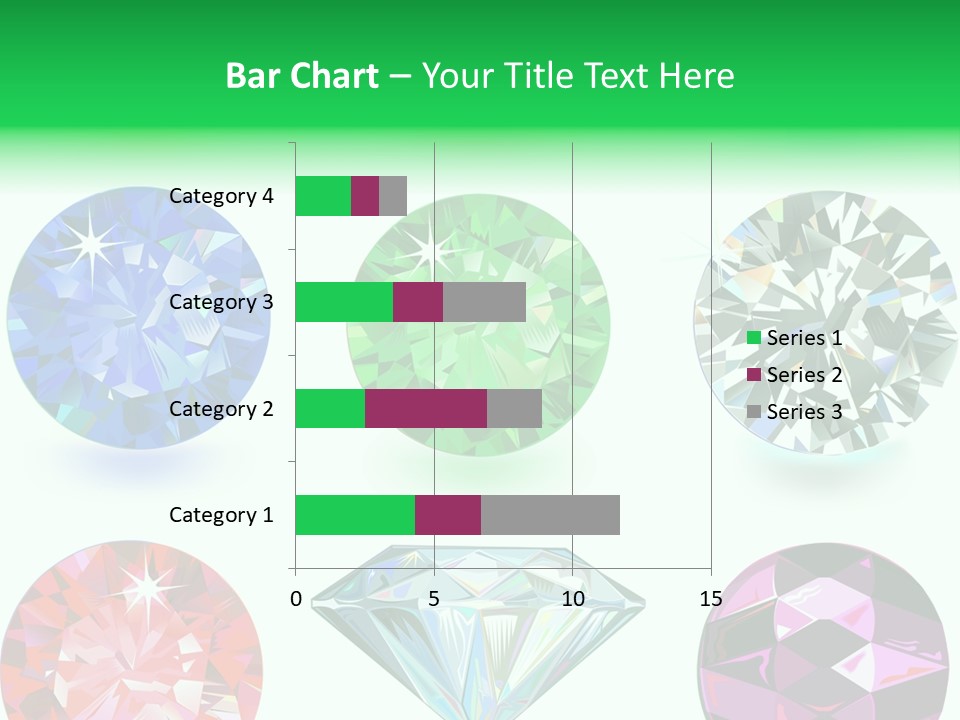 Jewelry Red Faceted PowerPoint Template