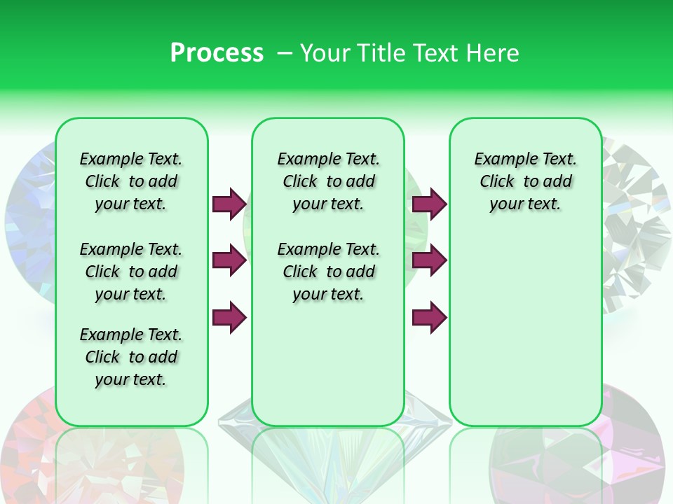 Jewelry Red Faceted PowerPoint Template