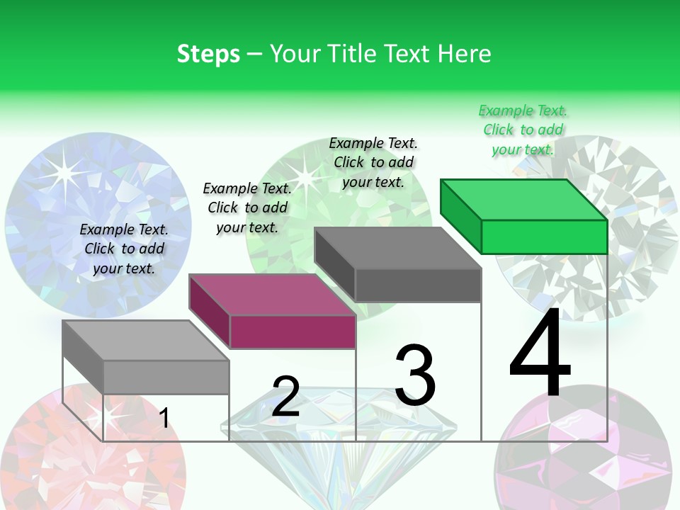 Jewelry Red Faceted PowerPoint Template