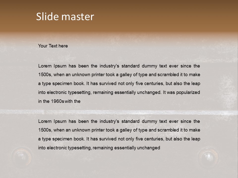 Detail Save Horizontal PowerPoint Template