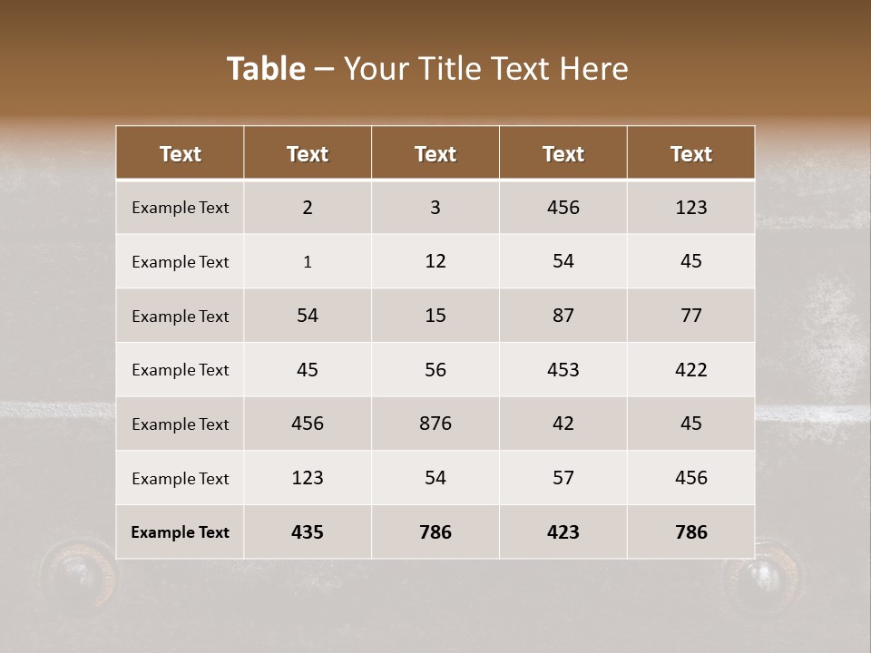 Detail Save Horizontal PowerPoint Template