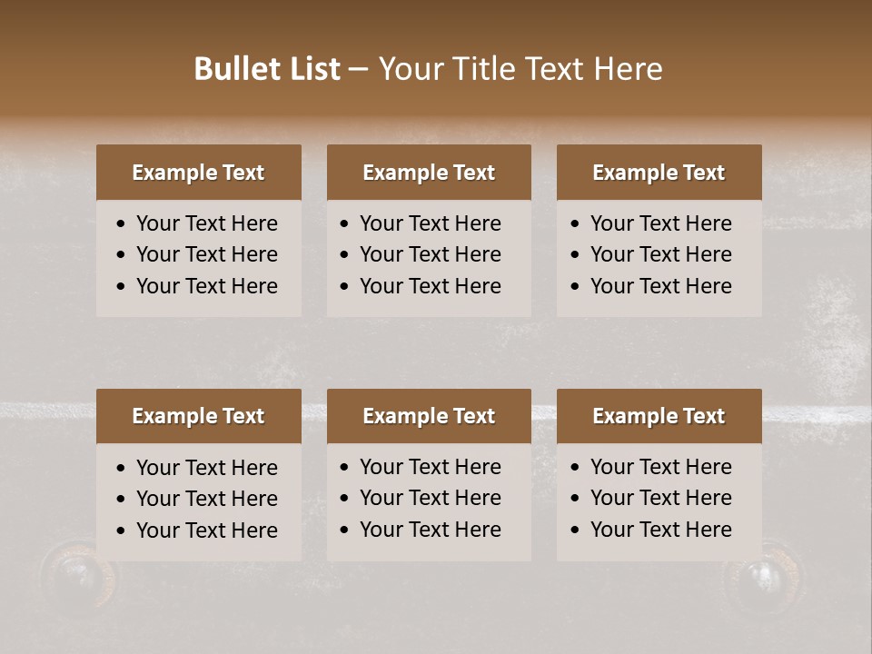 Detail Save Horizontal PowerPoint Template