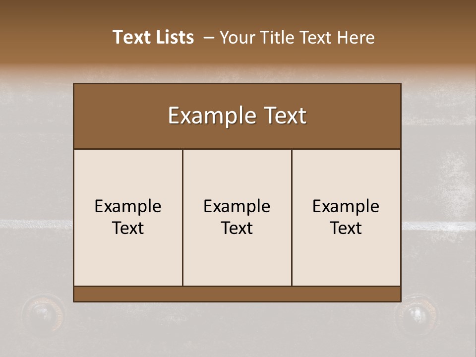 Detail Save Horizontal PowerPoint Template
