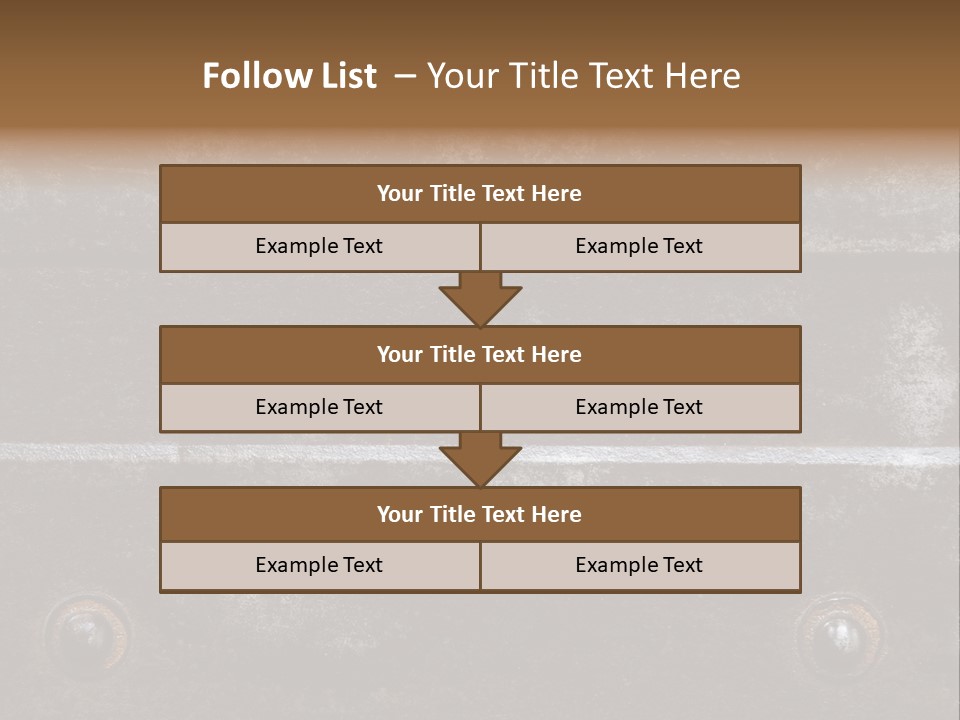 Detail Save Horizontal PowerPoint Template