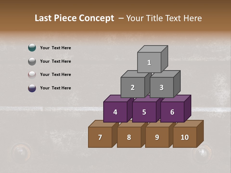Detail Save Horizontal PowerPoint Template
